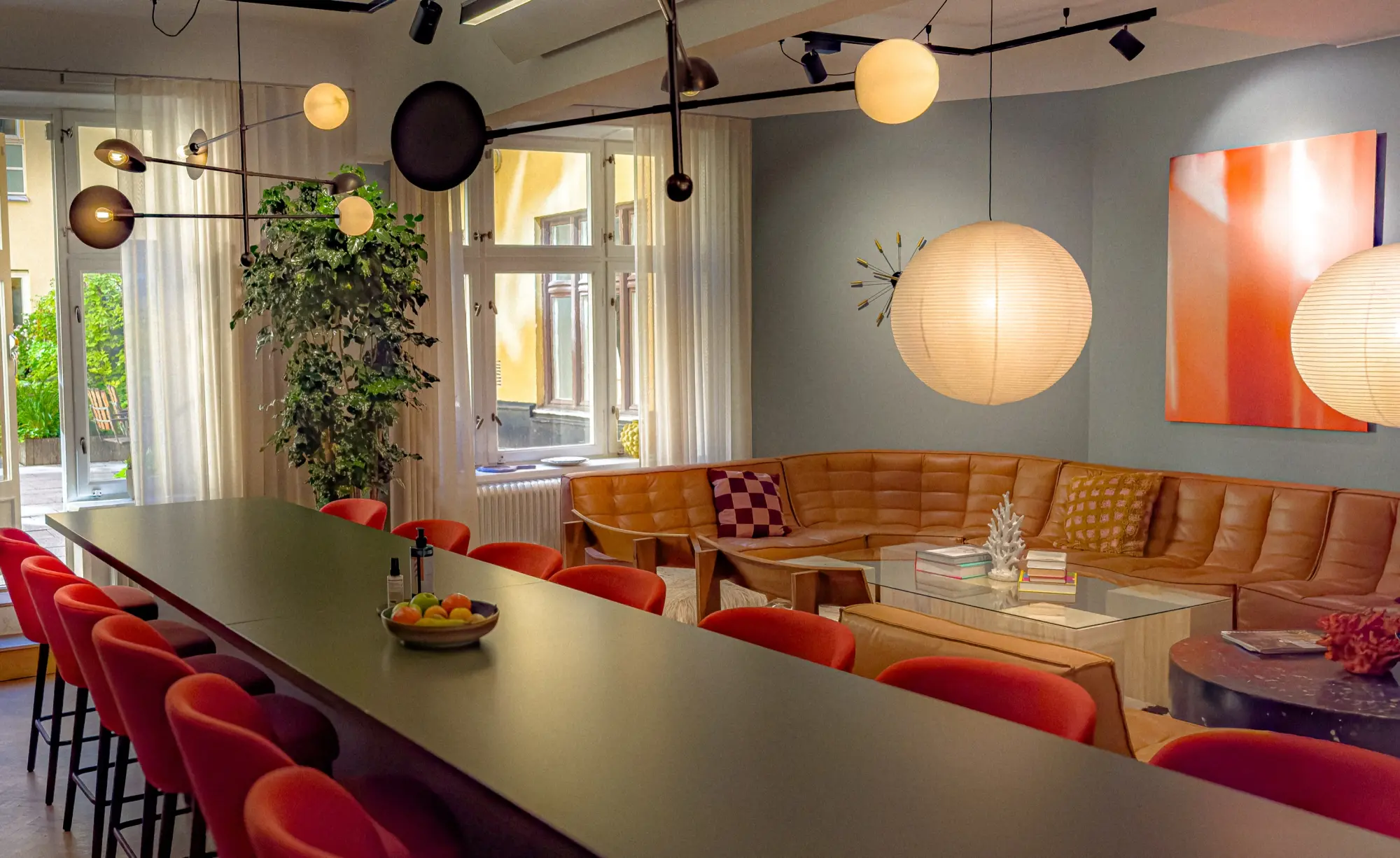 Our shared office in Stockholm, Sweden